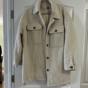 Universal Thread Cream Shirt Jacket